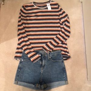 Bundle American Eagle top and denim jeans NWT